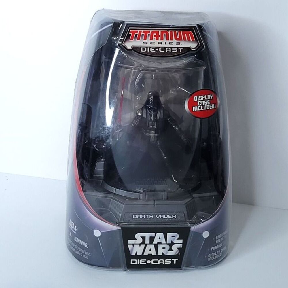 Star Wars Titanium Series Die-Cast Darth Vader Limited Edition Display Case NEW